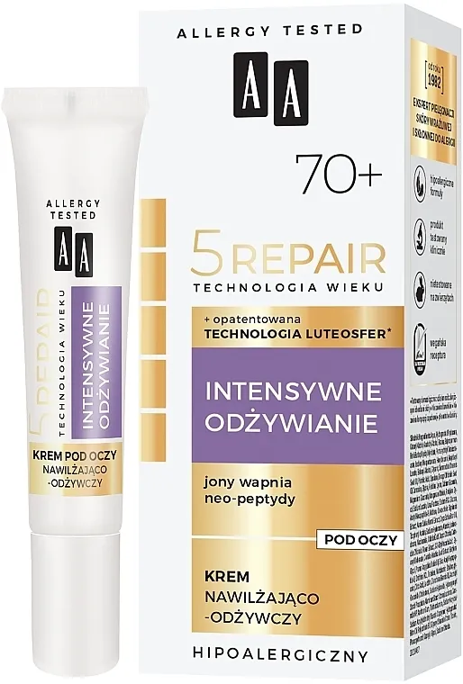 AA Age Technology 5 Repair Eye Cream Hidratantna i hranjiva krema za područje oko očiju 70+