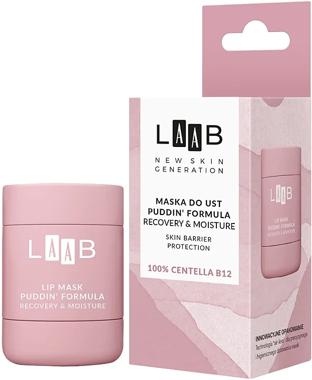 AA Cosmetics LAAB New Skin Generation Lip Mask Puddin Formula Recovery And Moisture Maska za usne 'Obnova i hidratacija'