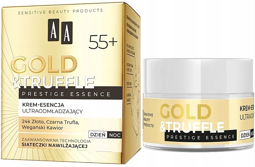 AA Gold &amp; Truffle Prestige Essence 55+ Krema-esencija za zrelu kožu 55+