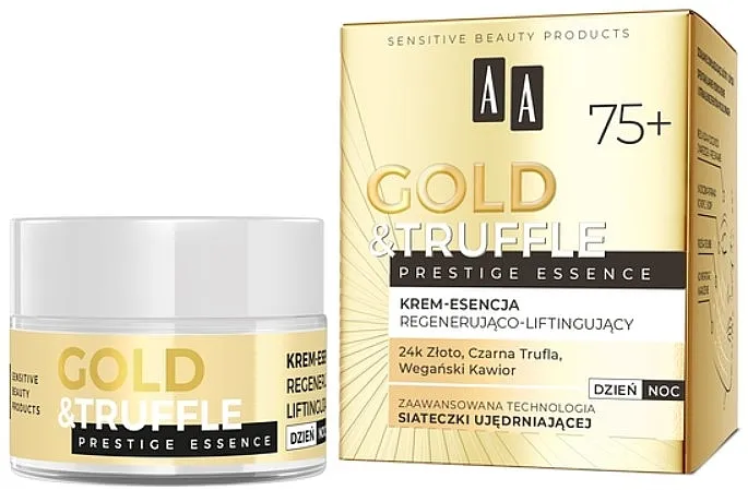 AA Gold &amp; Truffle Prestige Essence Regenerativna i lifting krema-esencija za lice 75+