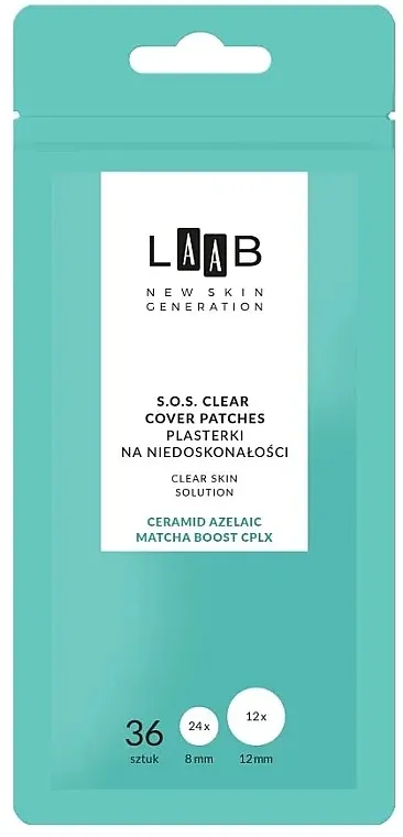 AA Laab Clear Skin Solution Sos Clear Cover Patches Jastučići za lice