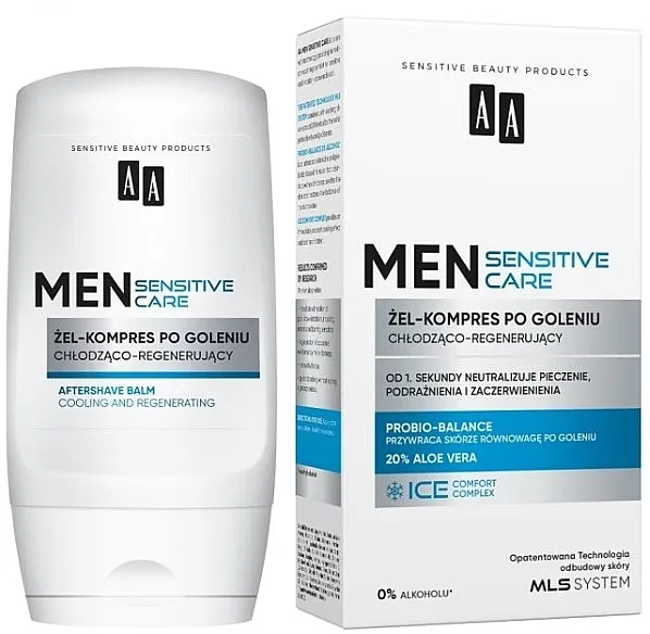 AA Men Sensitive Care Cooling and Regenerating Aftershave Balm Hladni i obnavljajući gel posle brijanja