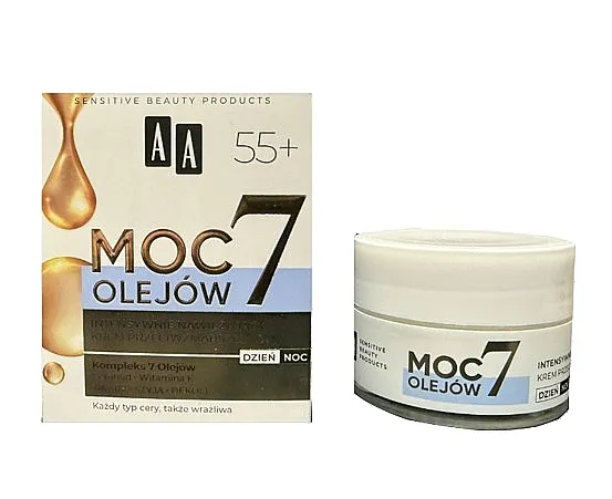 AA Power Of 7 Oils Intensively Moisturizing Cream Intenzivno hidratantna krema protiv bora 55+
