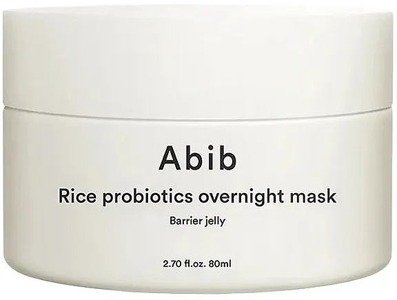 Abib Rice Probiotics Overnight Mask Barrier Jelly Noćna maska sa probioticima od pirinča