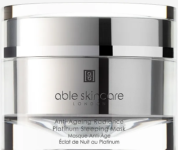 Able Skincare Anti-Ageing Radiance Platinum Sleeping Mask Noćna maska za lice protiv starenja