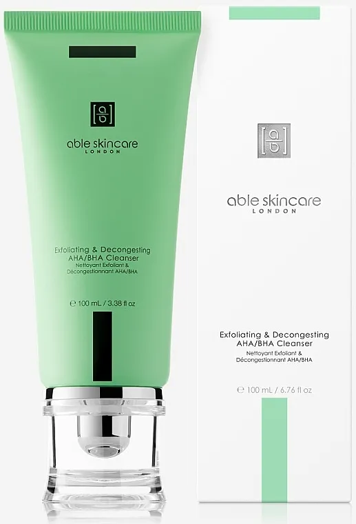 Able Skincare City Shield+ Aha/Bha Exfoliating And Decongesting Cleanser Preparat za čišćenje lica