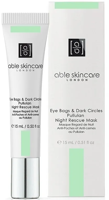 Able Skincare City Shield+ Eye Bags &amp; Dark Circles Pullulan Night Recovery Mask Noćna maska za oči