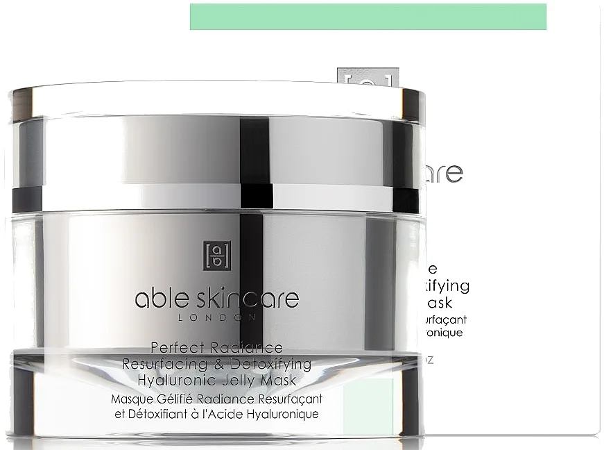 Able Skincare City Shield+ Perfect Radiance Resurfacing &amp; Detoxifying Hyaluronic Jelly Mask Hijaluronska maska za lice
