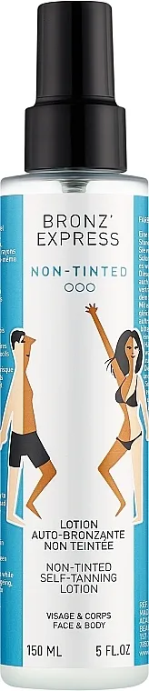 Academie Bronz'Express Non-Tinted Self-Tanning Lotion Samopotamnjivač balzam za lice i telo, bez boje