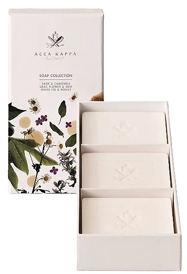 Acca Kappa Soap Set (soap/3x150g) Set sapuna