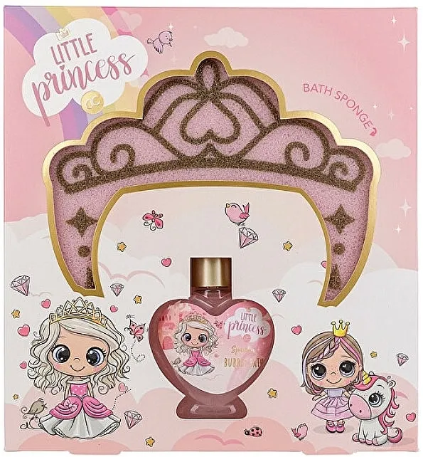 Accentra Little Princess Bath Care Set (b/foam/80ml + sponge/1pcs)