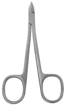 Accuram Instruments Cuticle Nipper Scissor Square Type 10cm Sečkači-makazice za zanoktice
