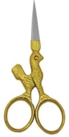 Accuram Instruments Half Gold Cuticle Point Fancy Cock Scissor Str 9cm Makazice za zanoktice