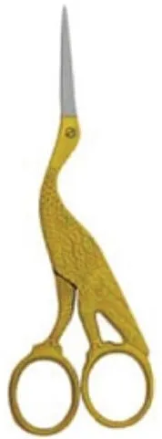 Accuram Instruments Half Gold Cuticle Point Fancy Stork Scissor 9cm Makazice za zanoktice