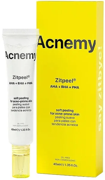 Acnemy Zitpeel AHA + BHA + PHA Soft Peeling For Acne-Prone Skin Nežni kiselinski piling za kožu sklonu aknama