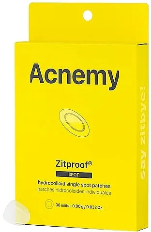 Acnemy Zitproof Spot Individualni hidrokoloidni flasteri za lice, 36 kom.