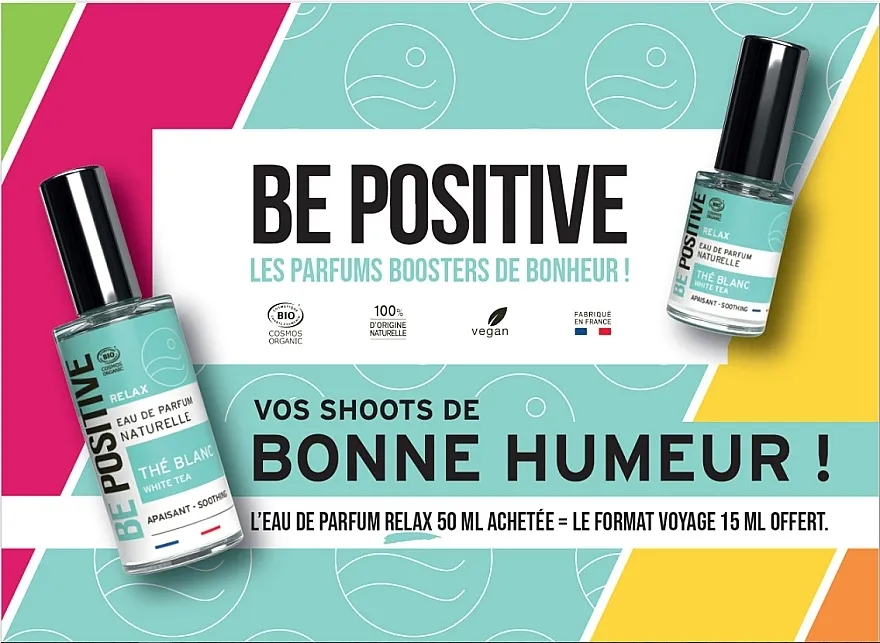 Acorelle Be Positive Bio Relax The Blanc Set (edp/50ml + edp/15ml)