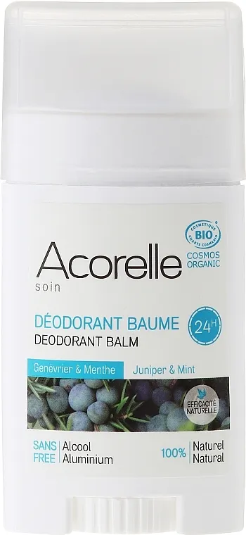 Acorelle Deodorant Balm Dezodorans-balzam "Juniper and Mint"