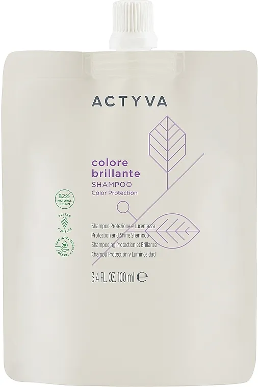 Actyva Colore Brillante Shampoo Pouch Bag Šampon za farbanu kosu