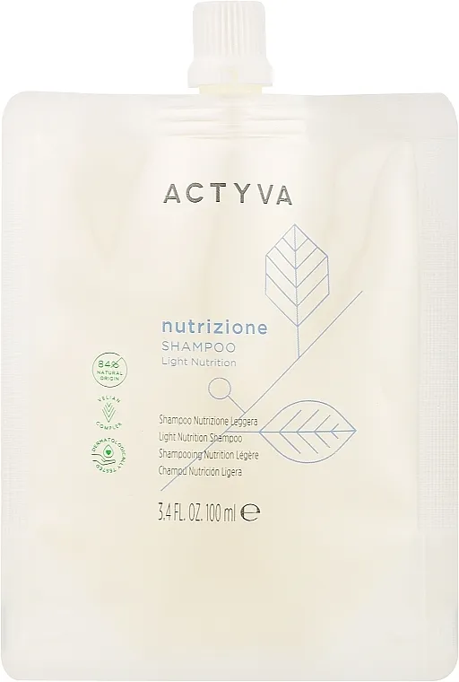 Actyva Nutrizione Shampoo Light Nutrition Pouch Bag Šampon za blago suvu kosu