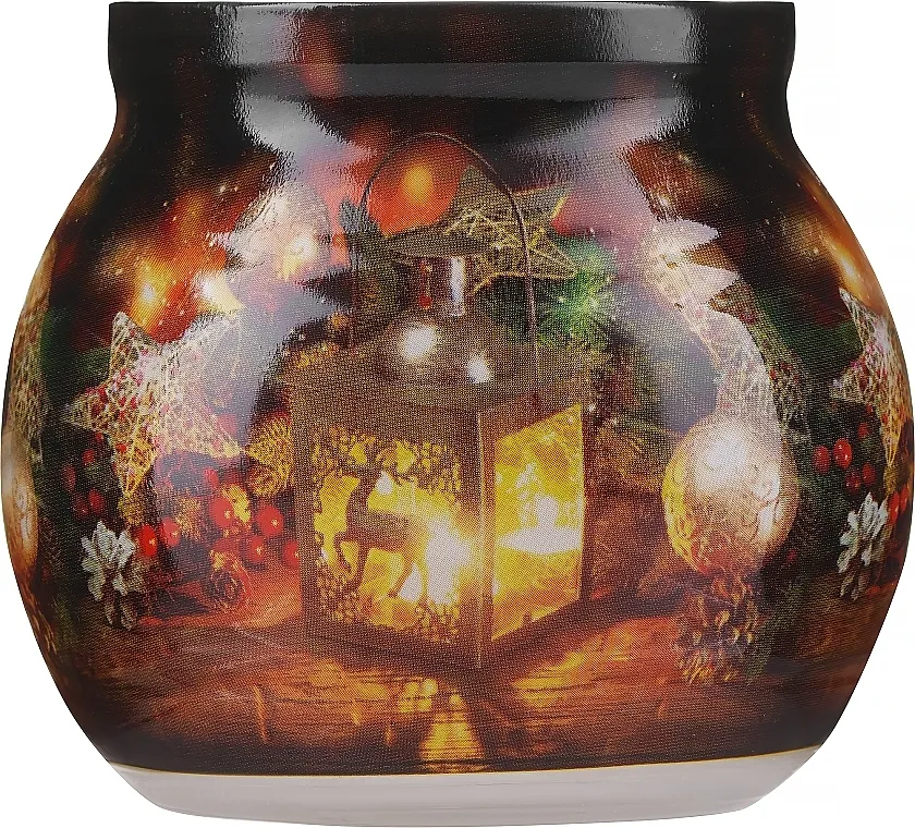 Admit Candle In Glass Cover Christmas Lantern Sveća u staklenom prekrivaču