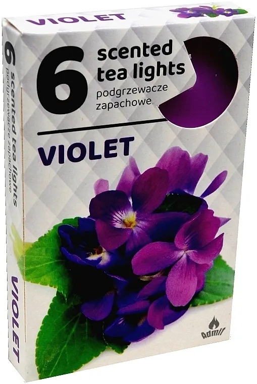 Admit Scented Tea Light Violet Set lakova za nokte, 5 proizvoda