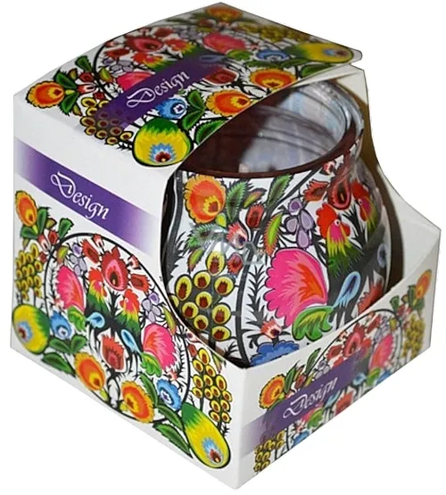 Admit Violet Design Decorative Aromatic Candle In Glass Sveća u staklenoj čaši