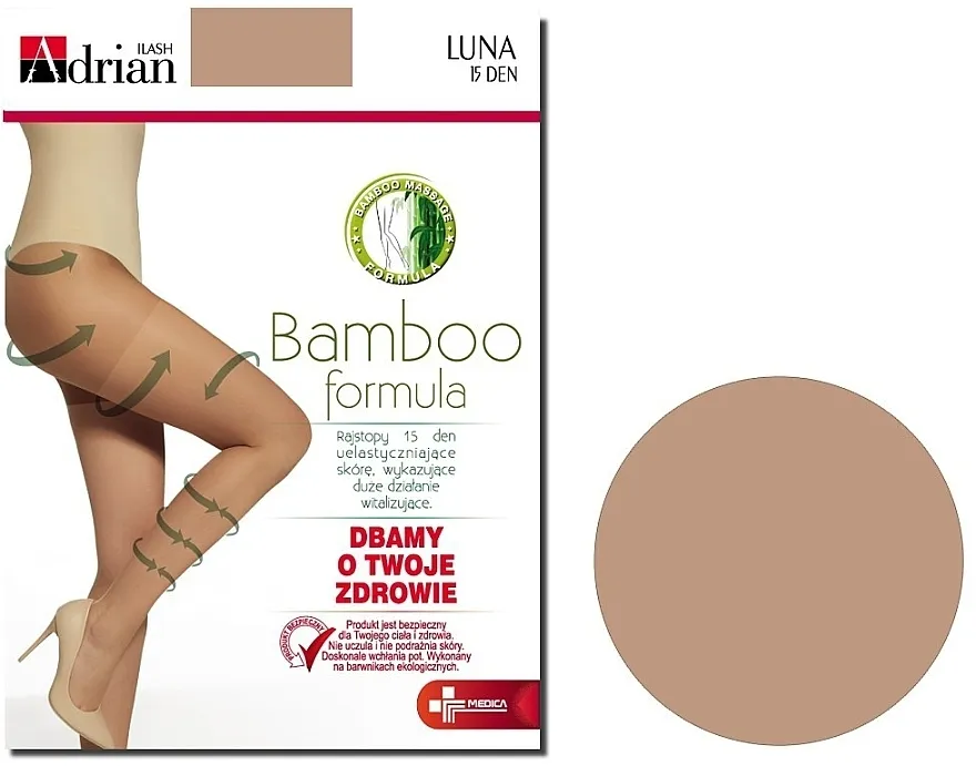 Adrian Hulahopke za žene "Luna" -15 Den, Beige
