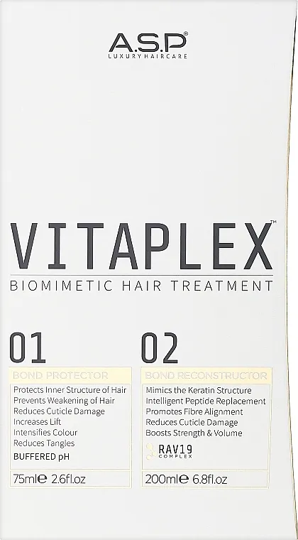 Affinag Salon Professionale Vitaplex Trial Kit (concentrate/200ml + concentrate/75ml) Set