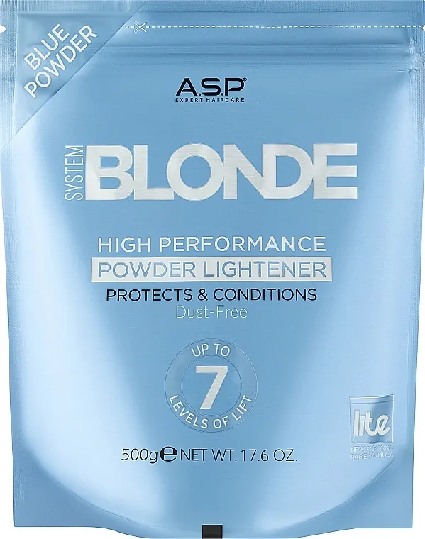 Affinage System Blonde High Performance Powder Blue Posvetljujući prah za kosu, plavi