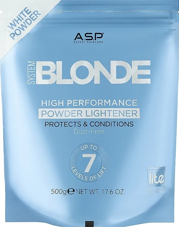Affinage System Blonde High Performance Powder White Prah za posvetljivanje kose, beli