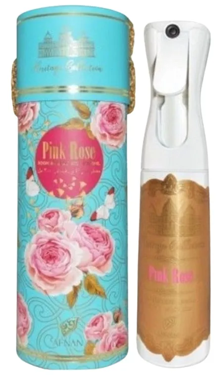 Afnan Perfumes Heritage Collection Pink Rose Room &amp; Fabric Mist Sprej za dom