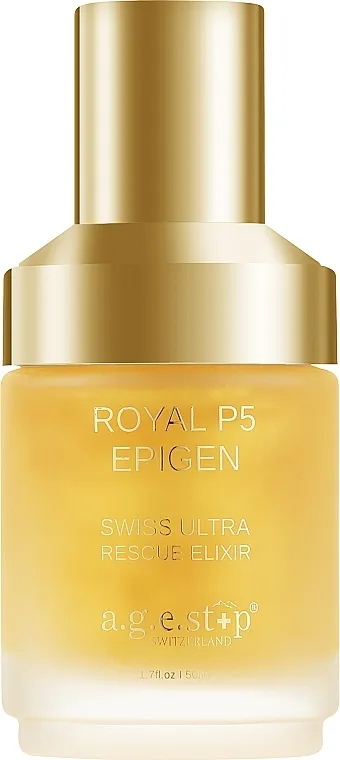 A.G.E. Stop Royal P5 Epigen Swiss Ultra Rescue Elixir Podmlađujući eliksir za osvetljavanje sa koloidnim zlatom