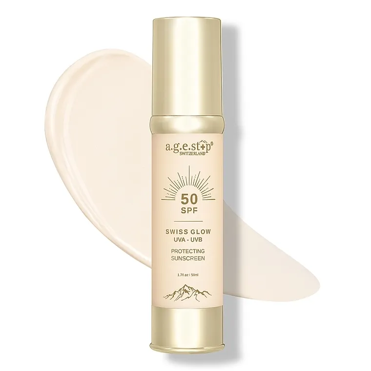 A.G.E. Stop Swiss Glow Protecting Sunscreen SPF50 Krema za sunčanje za lice