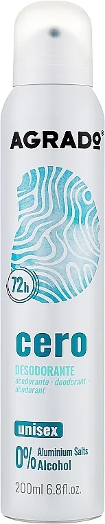 Agrado Zero Deodorant Spray Sprej dezodorans