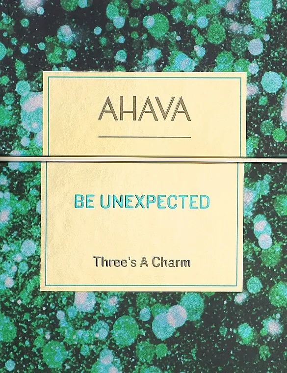 Ahava Be Unexpected Holiday 2023 Three’s A Charm Set (h/cr/40ml + b/lot/40ml + sh/gel/40ml)