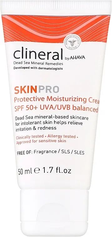 Ahava Clineral Skinpro Protective Moisturizing Cream SPF 50+ Krema za lice