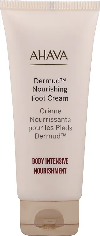 Ahava Leave-on Deadsea Mud Foot Cream Dry/Sensitive Skin Relief Bogati gel za stopala