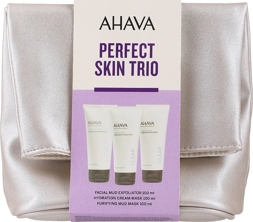 Ahava Mask Trio (hyd/cr/mask/100ml + mask/100ml + exf/100ml) Set