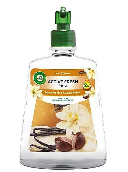 Air Wick 24/7 Active Fresh Refill Sweet Vanilla &amp; Shea Butter Punjenje za automatski difuzor 'Slatka vanila i ši puter'