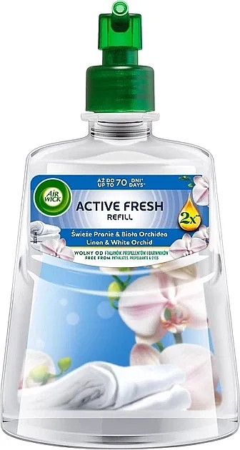 Air Wick Active Fresh Linen &amp; White Orchid Refill Zamenski uložak za automatski difuzor