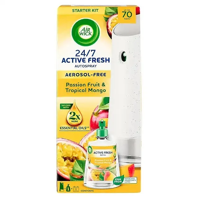 Air Wick Active Fresh Passion Fruit &amp; Tropical Mango Difuzor za osveživač vazduha