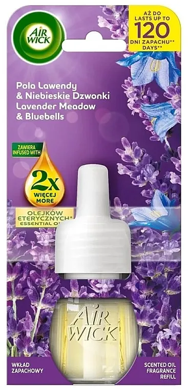 Air Wick Essential Oils Lavender Meadow And Bluebells Scented Oil Fragrance Refill Punjenje za osveživač vazduha Polja lavande &amp; Plava zvona