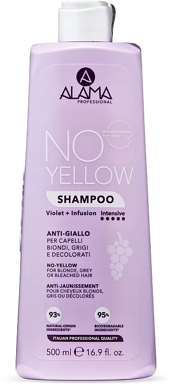 Alama No Yellow Shampoo Šampon protiv žutih refleksija za plavu kosu