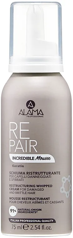 Alama Repair Incredible Mousse Pena za oštećenu kosu