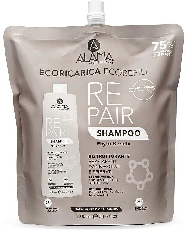 Alama Repair Shampoo (refill) Šampon za oštećenu kosu