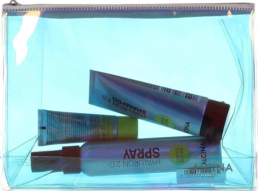 Alcina Hyaluron Set Limited Edition (shm/100ml + cond/20ml + h/spr/100ml + bag) Hair care set