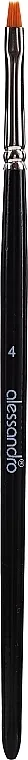 Alessandro International Nail Art Brush Onestroke Size 4 Četkica za dizajn noktiju br. 4, 06-666