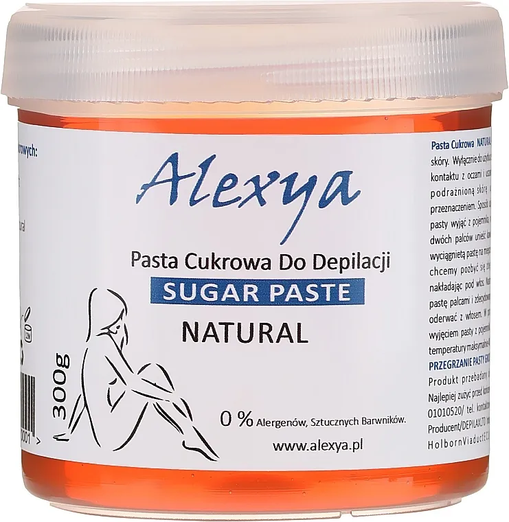 Alexya Sugar Paste For Depilation Natural Pasta za depilaciju