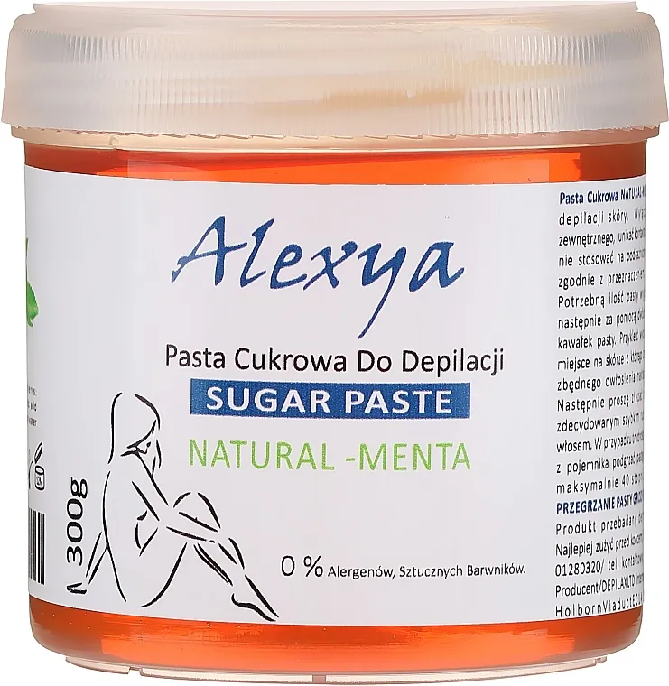 Alexya Sugar Paste Natural Menta Pasta za shugaring "Mint"